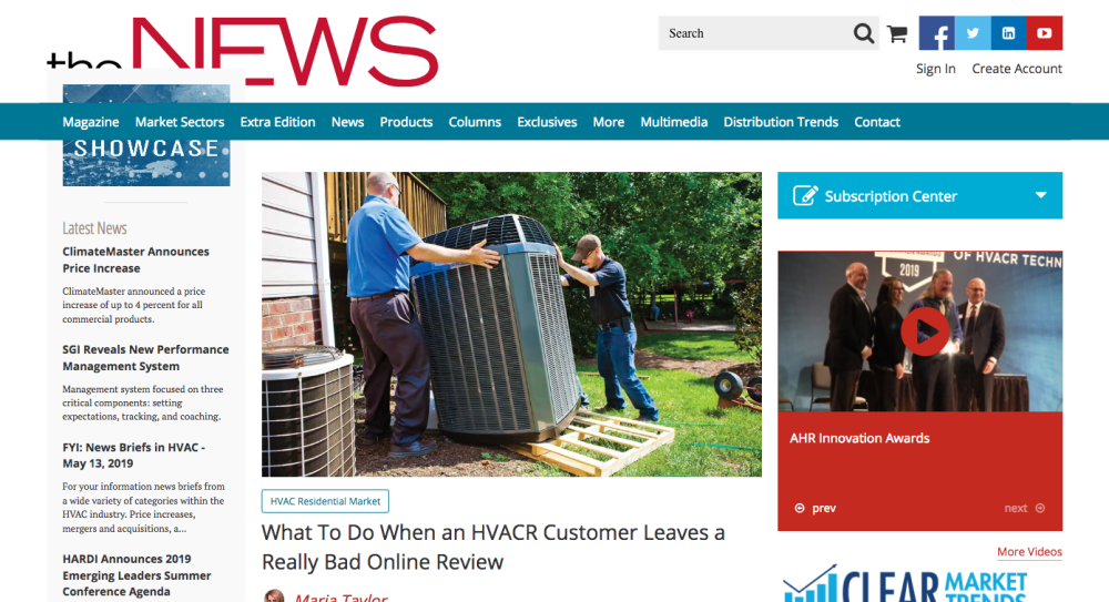 What To Do When an HVACR Customer Leaves a Really Bad Online