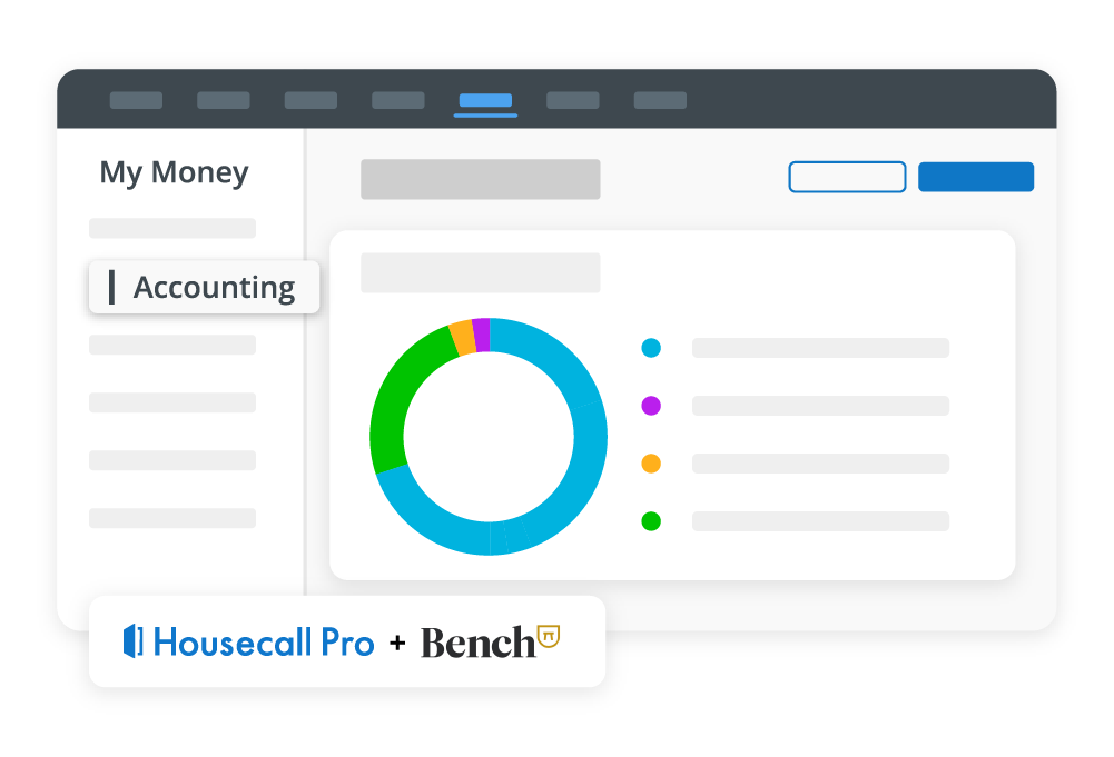 HCP accounting software digital mock up