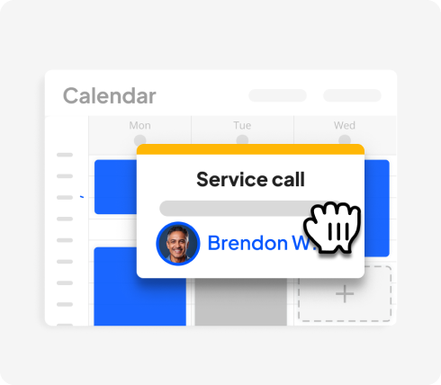 Field service scheduling software from Housecall Pro