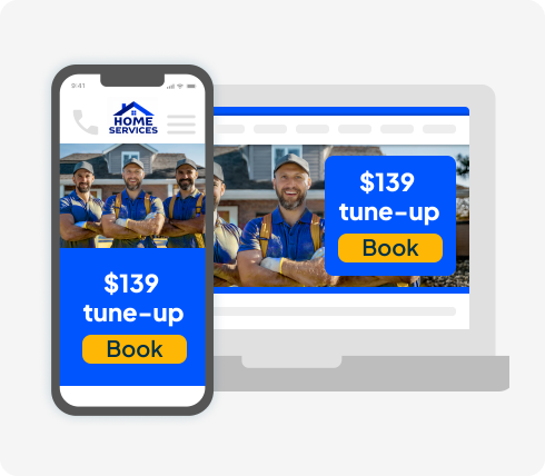 Home service websites built by Housecall Pro